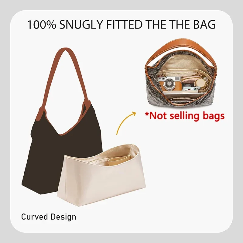 organisateur de sac à main en nylon pour sac fourre-tout goyard hobo, léger, durable, accessoire de mode pour sac, support de modification de sac