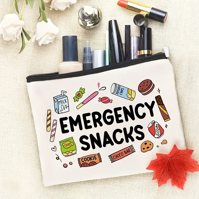 Un sac cadeau tendance, facile à fermer avec fermeture éclair, trousse de maquillage portable, trousse à crayons pour étudiants, sac cadeau cosmétique, sac à fermeture éclair, trousse à crayons.