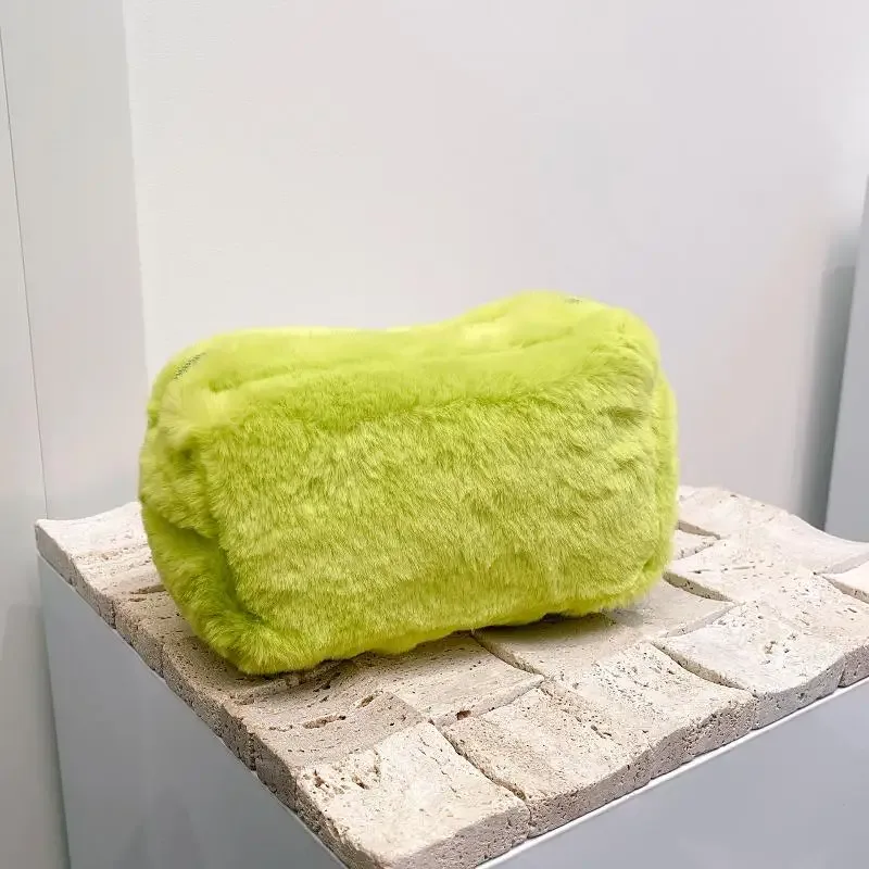 sacs de maquillage en peluche pour femmes, sac à cosmétiques de voyage souple, étui de rangement pour dames et filles
