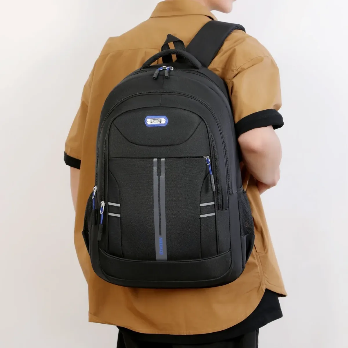 Le plus récent sac à dos d'ordinateur d'affaires de grande capacité sac à dos de voyage étanche sacs à bandoulière doubles pour lycée en vente
