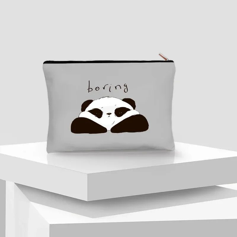 kawaii panda trousse à cosmétiques enfants voyage nécessité toilette sac à couches pochette de maquillage pour jolies filles anniversaire nouvel an cadeau
