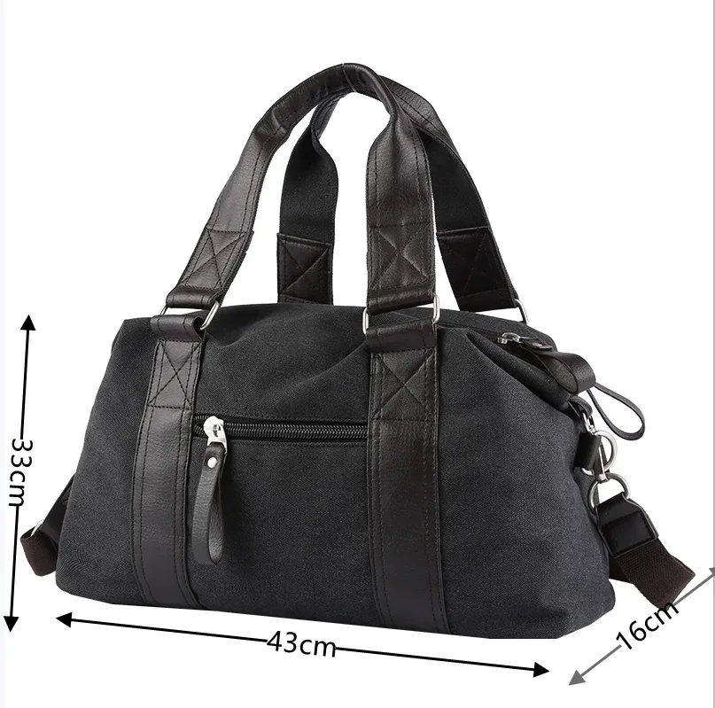 sac de voyage fourre-tout en toile de grande capacité pour hommes, bagages initiés, sac à bandoulière, sport coréen, gymnase, fitness, polochons, sacs de voyage courts