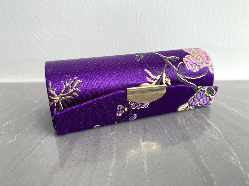étui à rouge à lèvres jacquard à fleurs, boîte à bijoux unique, mallette de rangement de brillant à lèvres, sacs à cosmétiques avec miroir, boîte de rangement de maquillage pour femmes