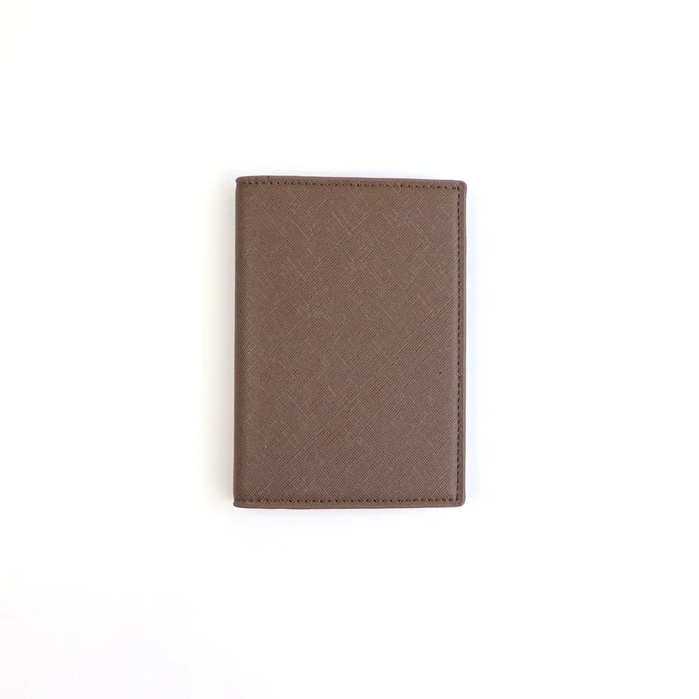 porte-passeport personnalisé en cuir pu avec étui de protection pour carte d'identité, pochette de rangement pour monnaie et cartes bancaires, sac de voyage pour passeport