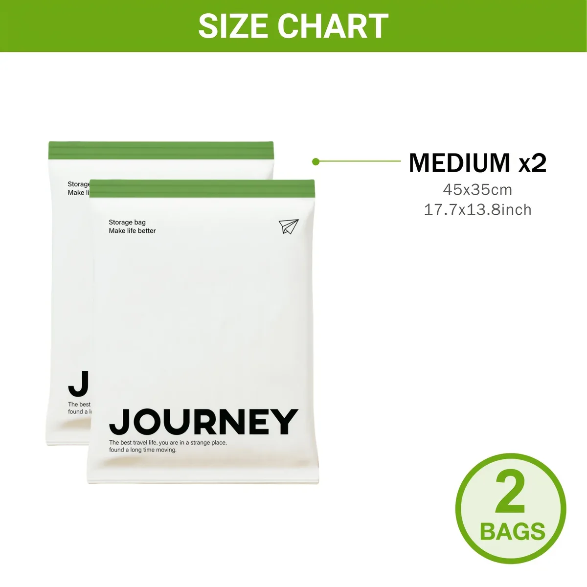 2 sacs de voyage compressibles enroulables – sacs de rangement pour bagages et croisières, disponibles en trois tailles, sans besoin de pompe à vide