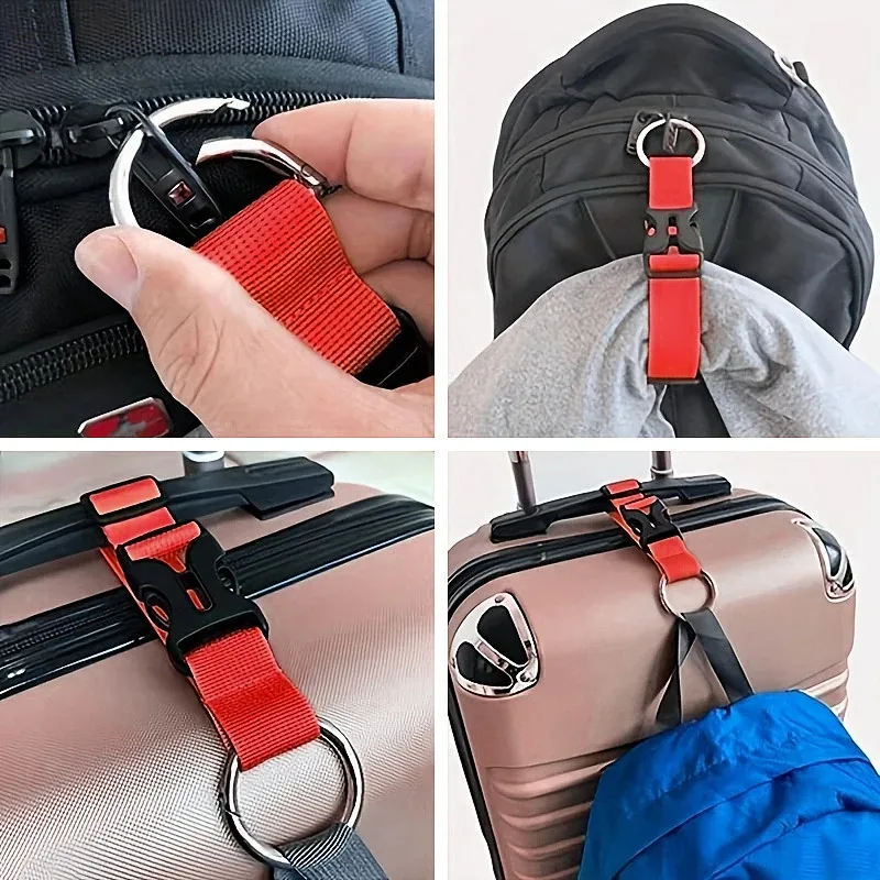 sangle de bagage externe multifonctionnelle, sangle élastique de fixation pour sac à dos, sangle d'extension pour valise de voyage