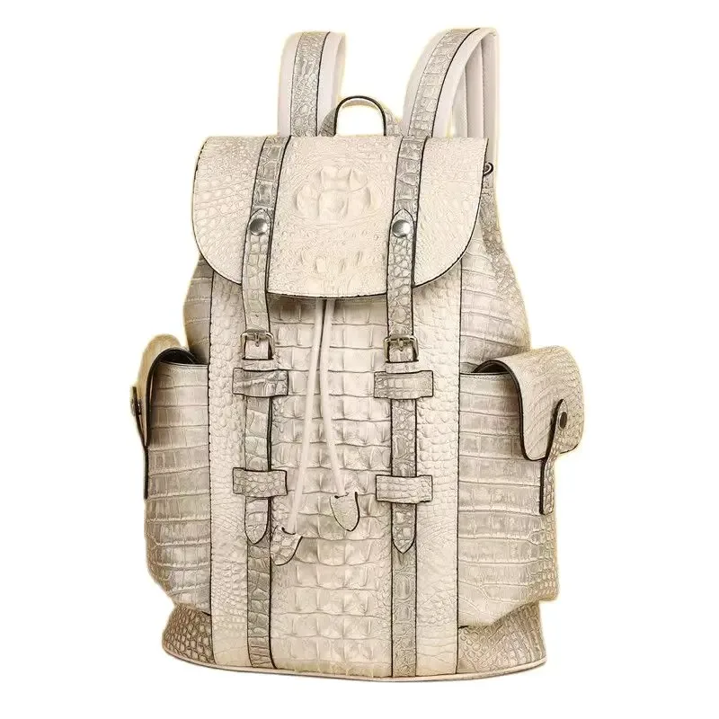 Sac à dos en cuir véritable naturel, nouvelle collection 2026, PDD004