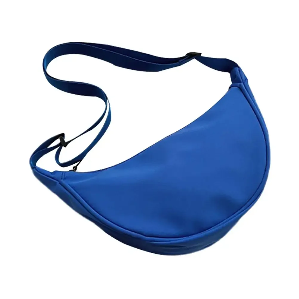 sac à bandoulière en nylon pour femmes, mode portable décontracté hobos sport poitrine sac sous les bras étudiants forme de boulette épaule b x7r8