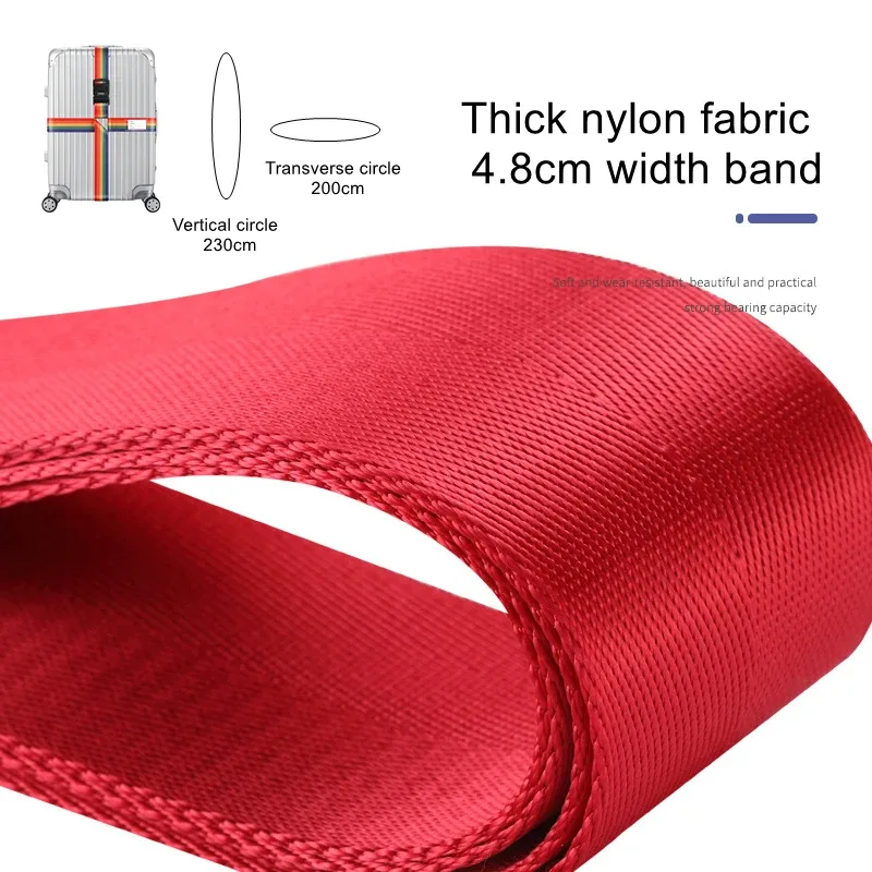 boucle de bagage antivol, sangle croisée, mot de passe, emballage réglable, ceinture de bagage, valise, ceintures de coffre, accessoires de sac