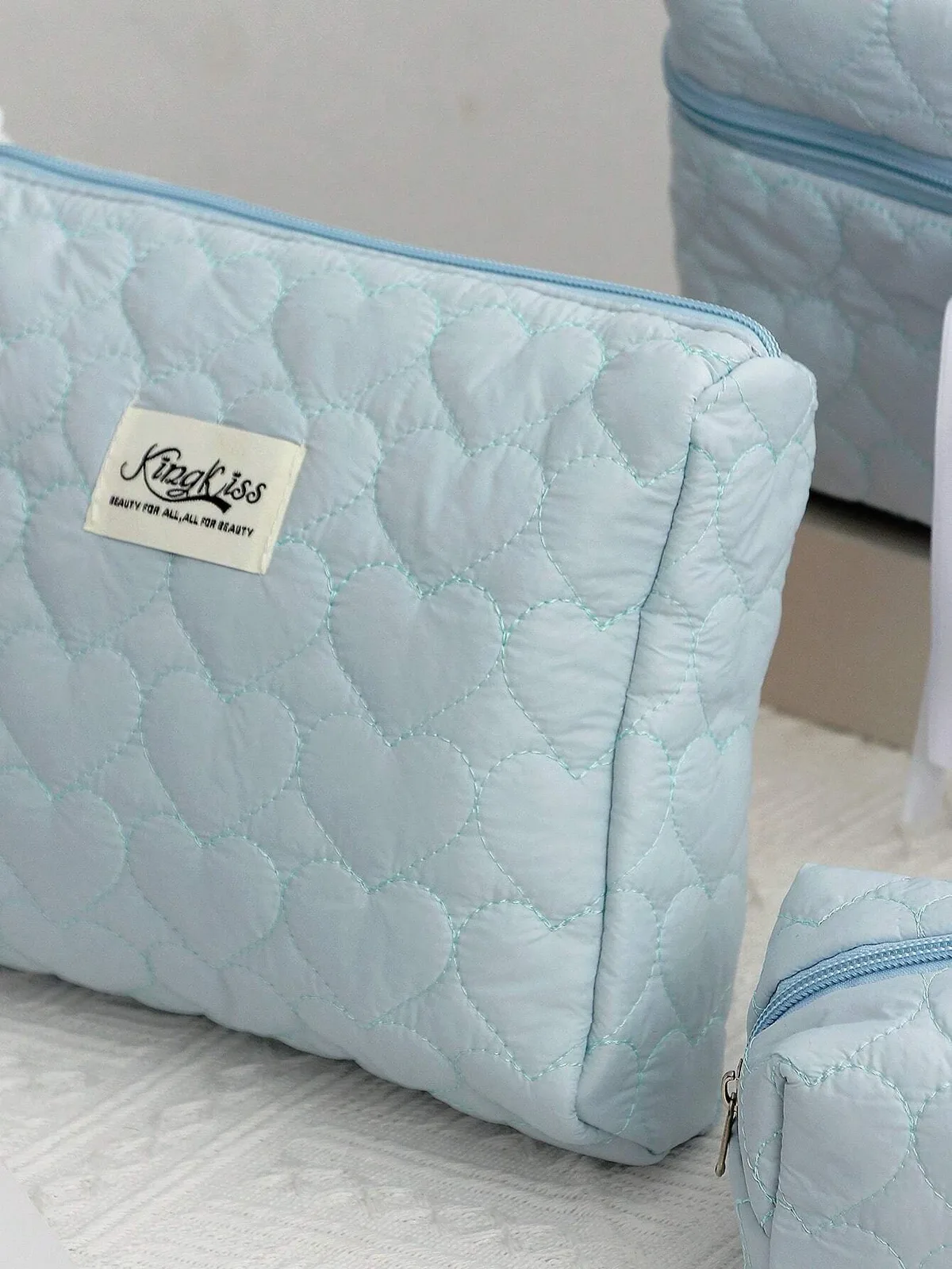 trousse de maquillage douce en forme de cœur, sac à cosmétiques décontracté, cubes d'emballage portables de vacances, voyage pour femmes, cadeau de printemps et d'été, sac de soins de la peau