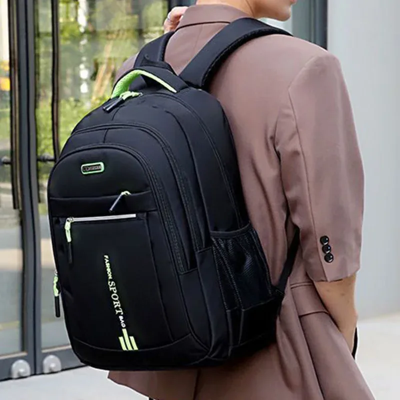 sac à dos unisexe de grande capacité, sac pour ordinateur portable de voyage d'affaires, conception multi-compartiments, sangles réglables, idéal pour le travail et les loisirs
