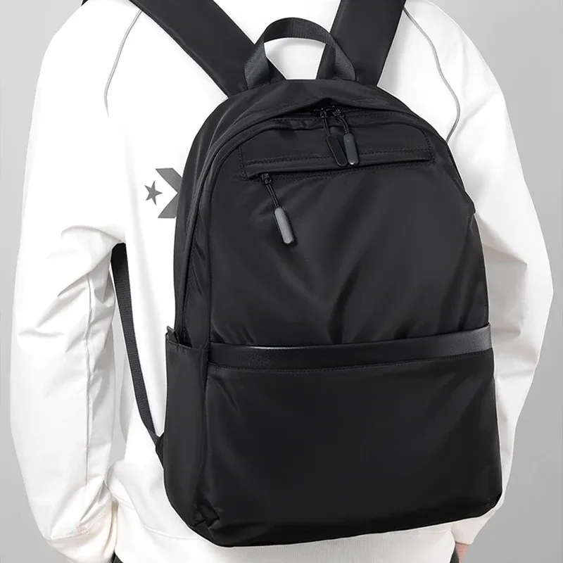 sac à dos étanche ultraléger de grande capacité pour homme, cartable d'école à la mode pour ordinateur portable de 15.6 pouces