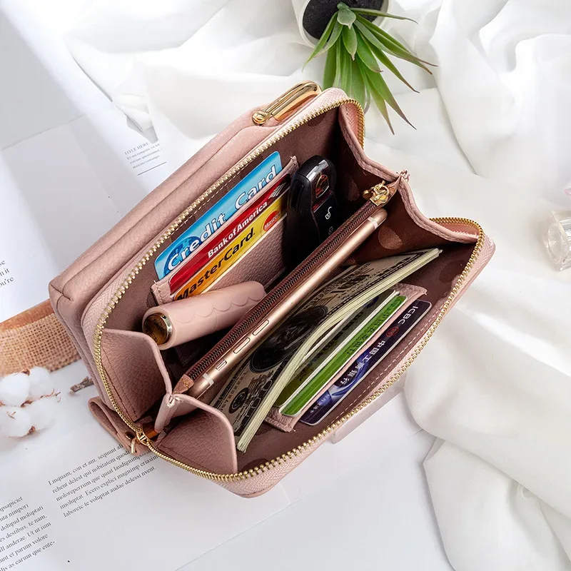 Sac à bandoulière en cuir brodé sur mesure, petit sac messager, pochette pour téléphone, sac à main pour dames, mode, initié, 256