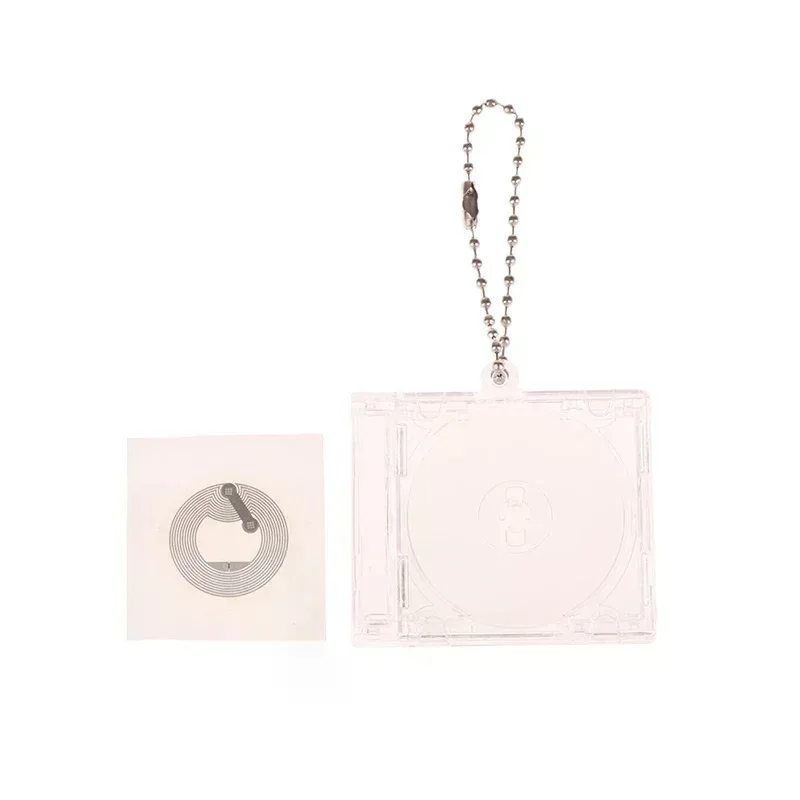 1 pièces Album vierge Mini étui pour CD porte-clés pour bricolage sac à dos suspendu décor porte-clés pendentif