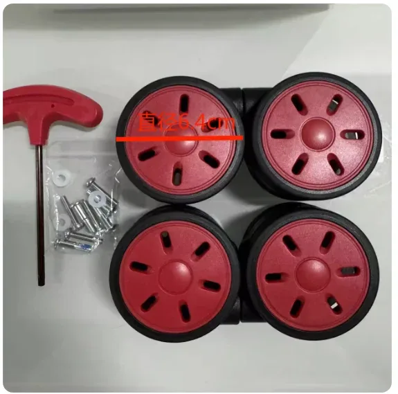 roue à bagages pour réparation de valise rimowa, roues porteuses de remplacement, boîtier de chariot spécial, roulettes silencieuses, accessoires de bagages