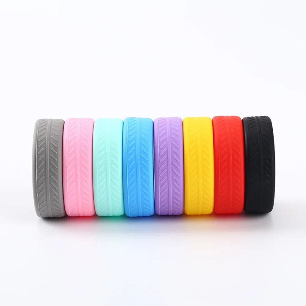 1/4/8 pièces manchon de roulette en silicone sourdine roue de réduction du bruit housse de roulettes anti-rayures pour valise à bagages à main
