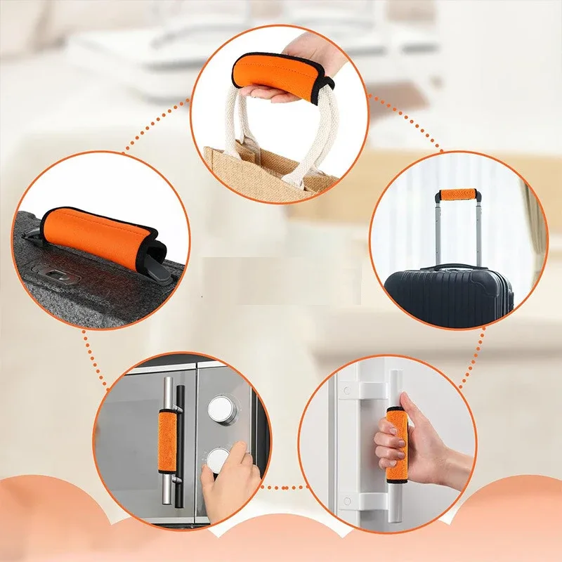 accessoires de bagages : couvre-poignées légers, durables et personnalisés pour valises – protection des mains, fixation facile