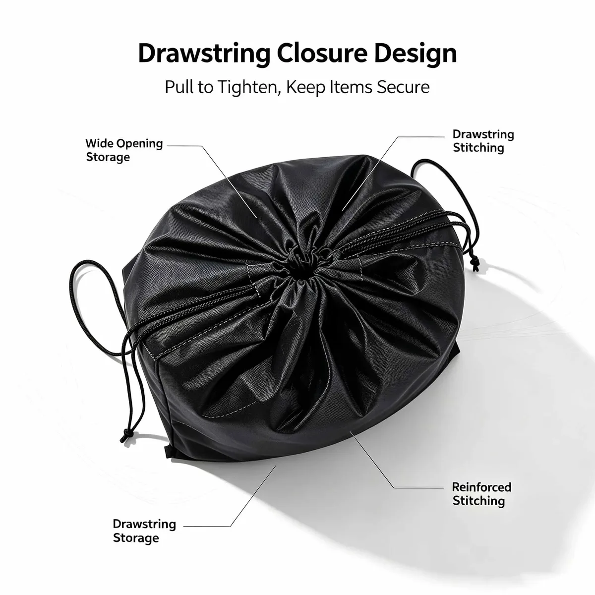 sac de rangement pliable multi-pièces, sac à cordon, pour sports de plein air, événements de marathon, sac à dos de voyage