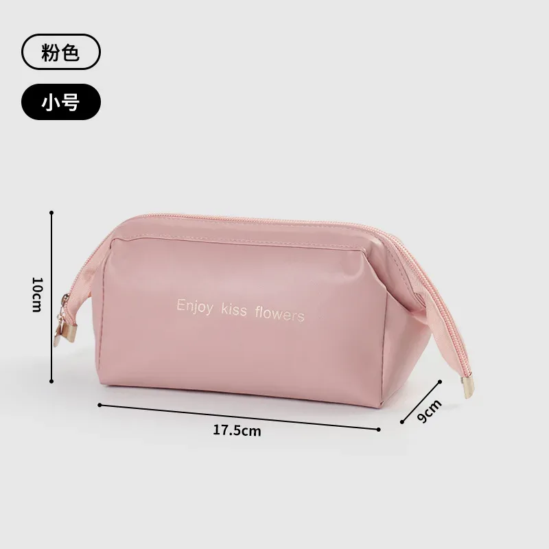 nouvelle trousse de maquillage imperméable en pu de grande capacité, sac de rangement portable pour cosmétiques pour femmes, trousse de toilette, sac à cosmétiques