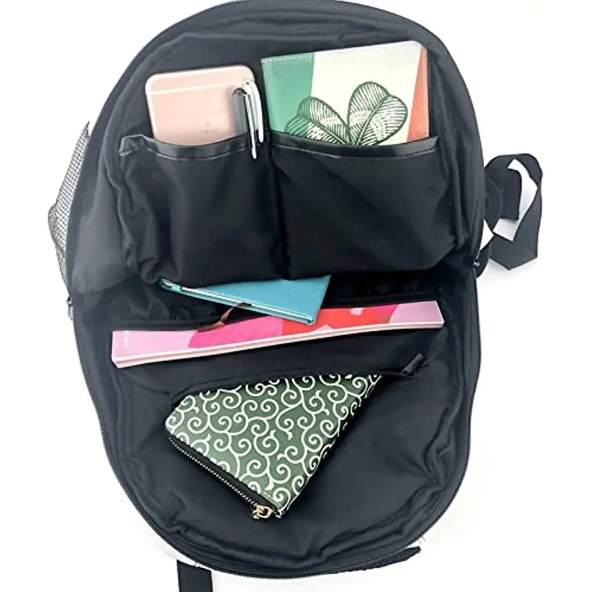sac à dos multi-loisirs sr avec motif de bande dessinée abstraite, style graffiti urbain, texte, yo pop, super grunge, wow, voyage, sports, école