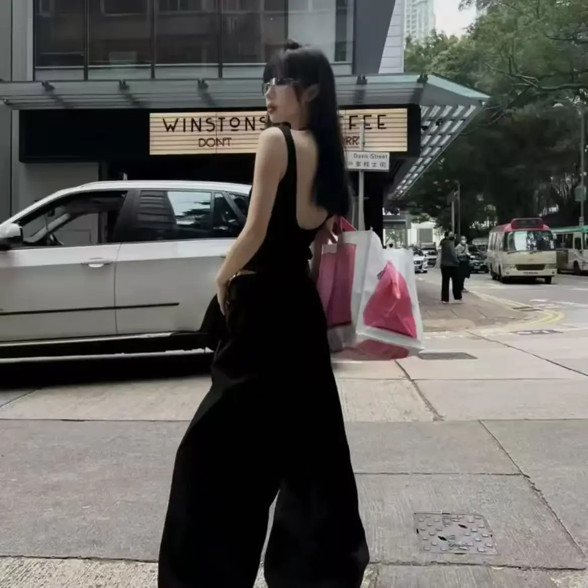 2026 sac fourre-tout pour femmes, grande capacité, imprimé, style parodie créative pour blogueuses, sac de courses tissé, sac de shopping amusant