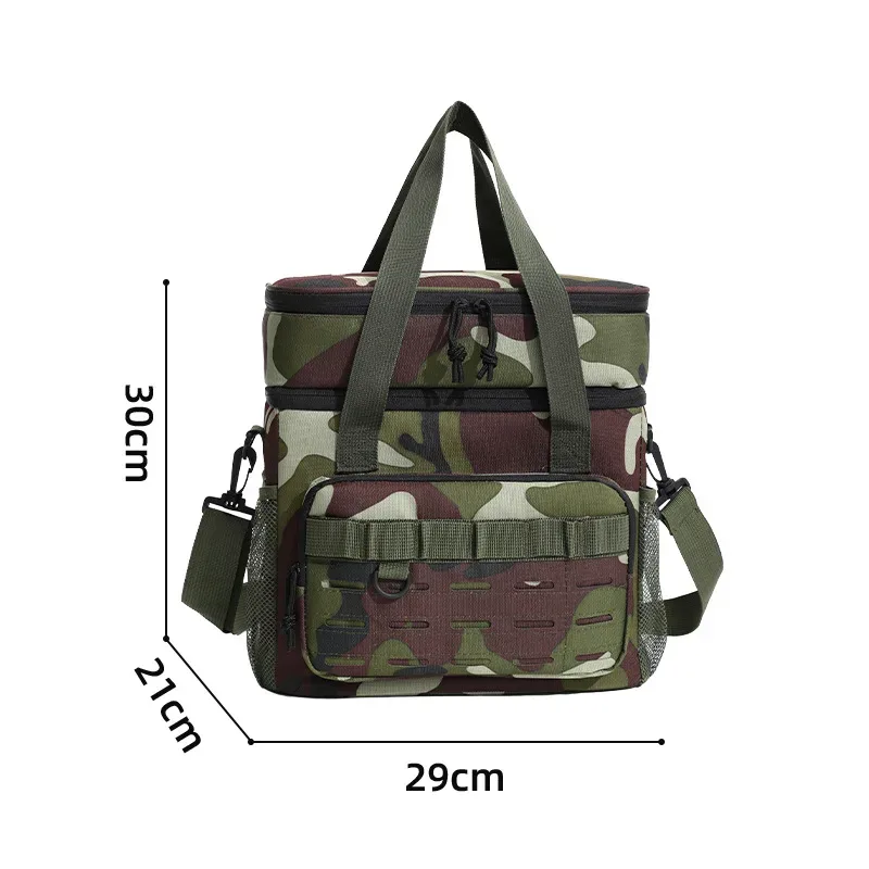 sac à dos isotherme de grande capacité en tissu oxford, 1 pièce, sac de bière de voyage en plein air, sac de glace étanche doublé de peva