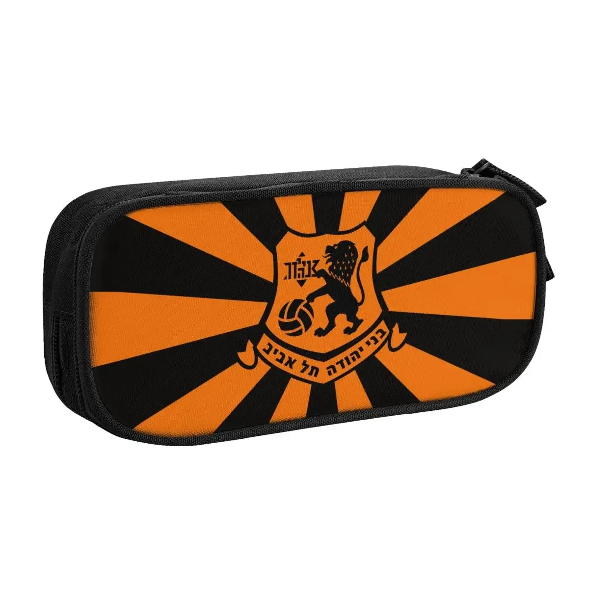 bnei yehuda tel aviv big capacity pencil pen case office college school large storage bag pouch holder box organizer