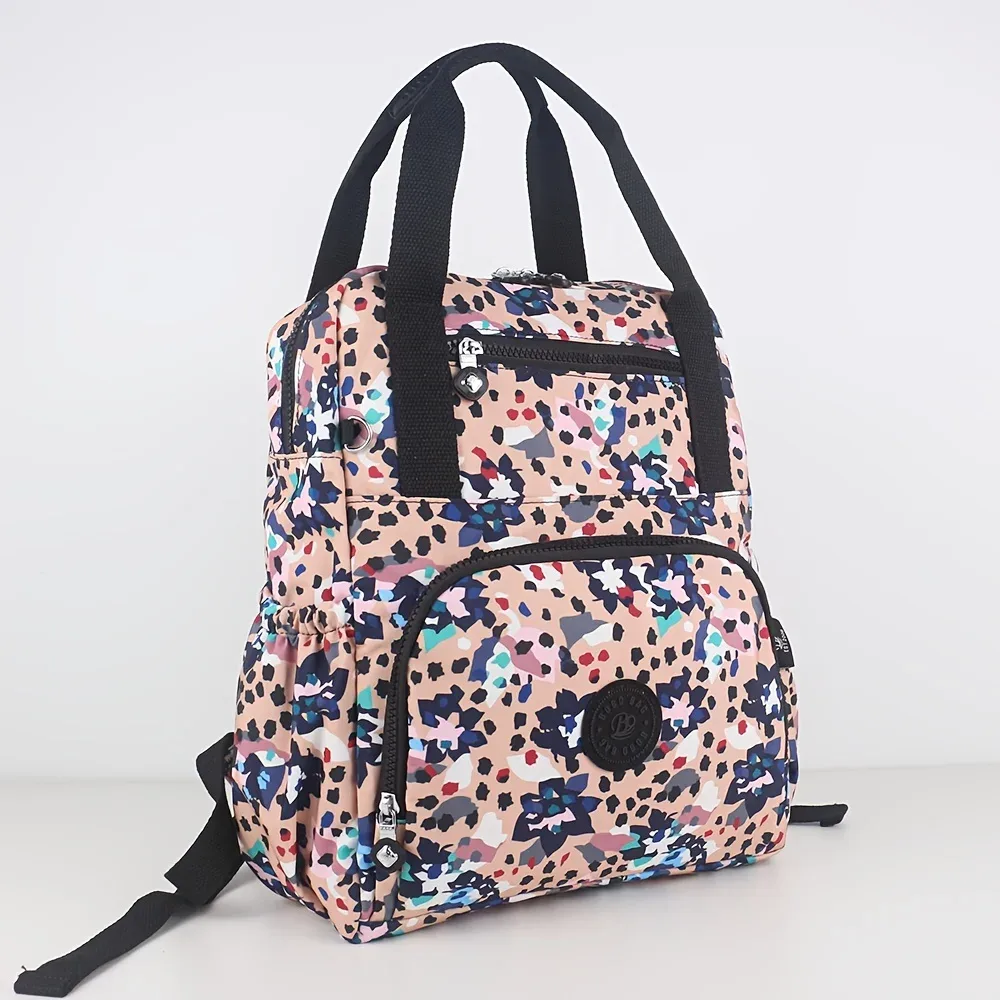 sac à dos femme, sac à dos de voyage, cartable d'école, grande capacité et poches multiples, matière nylon.