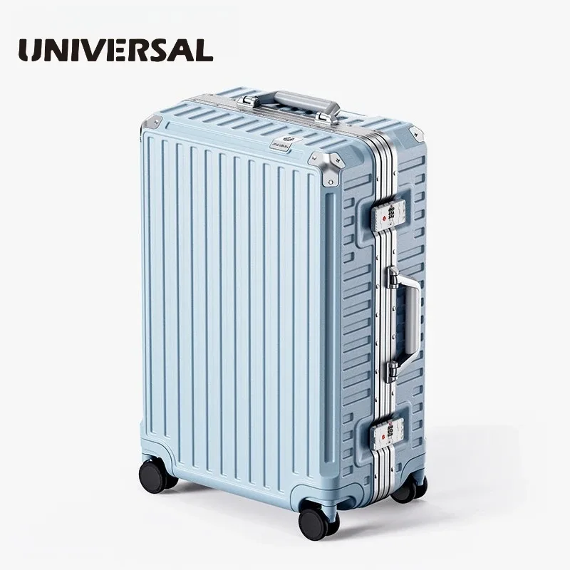 valise little diamond, cadre en aluminium massif, boîte de voyage résistante aux rayures et à l'usure, valise rigide, valise de cabine silencieuse, universelle