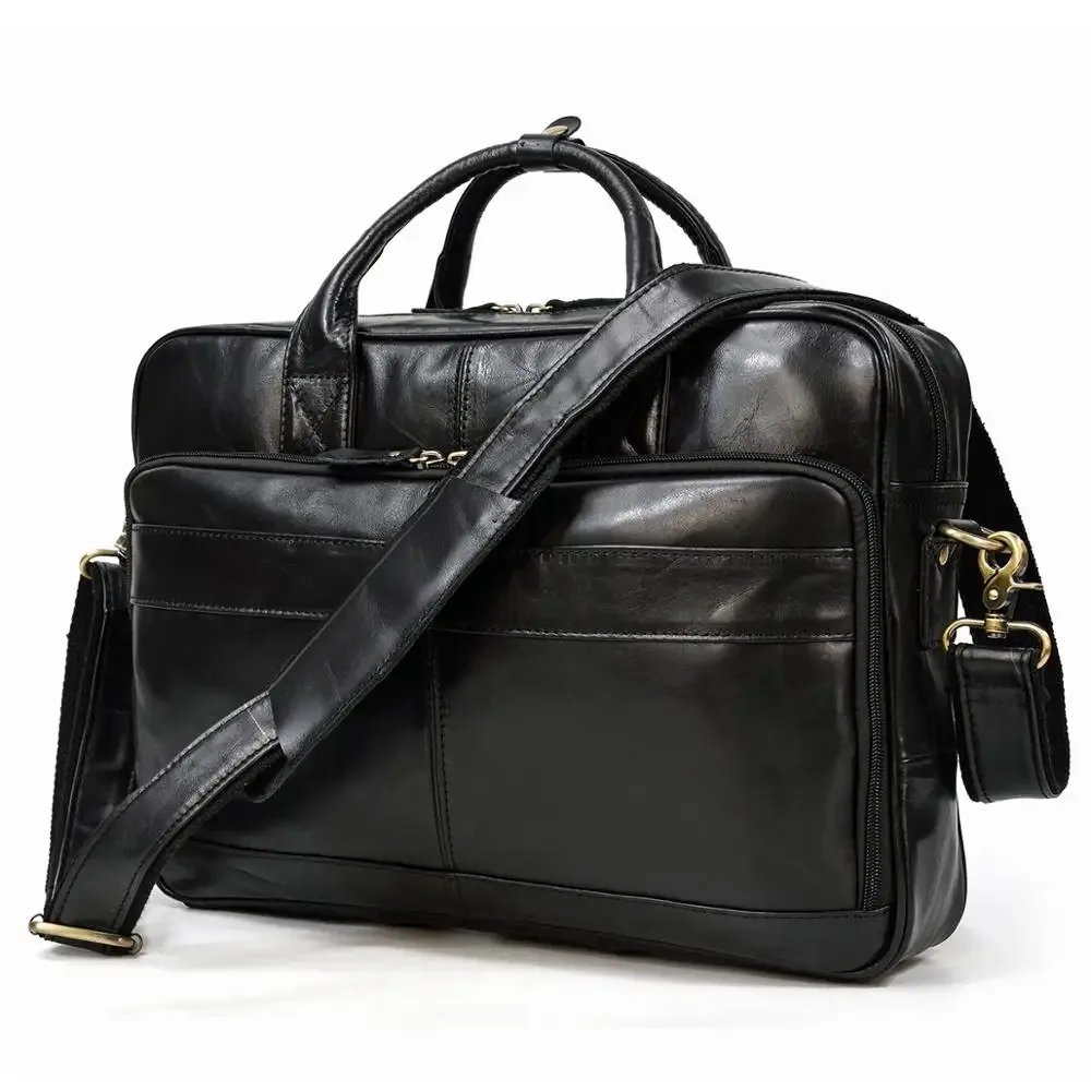 étui à bombes en cuir group pour homme, sac d'ordinateur, 14 15.6 pouces, pc, médecin, avocat, business