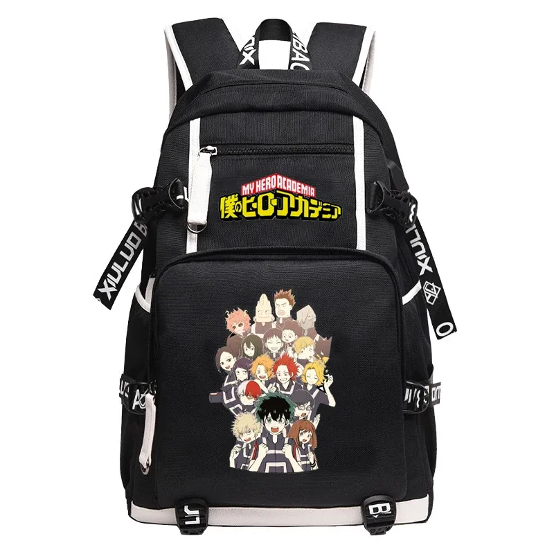 grand sac à dos anime oxford pour adolescentes, sac de voyage étanche, sac à dos bakugou katsuki pour hommes