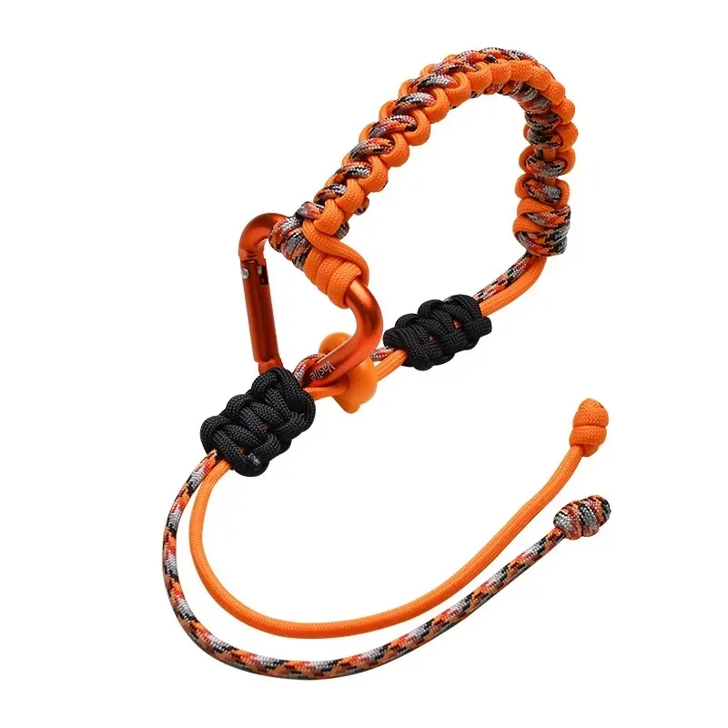 paracorde réglable multifonction tissé bouilloire boucle camping en plein air randonnée outils lanière crochet tactique sac à dos porte-clés