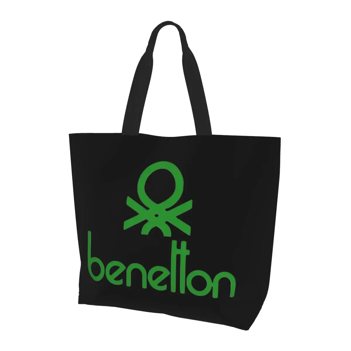 united colors of benetton sac fourre-tout en toile de grande capacité, sac à bandoulière, sac à provisions pour femmes