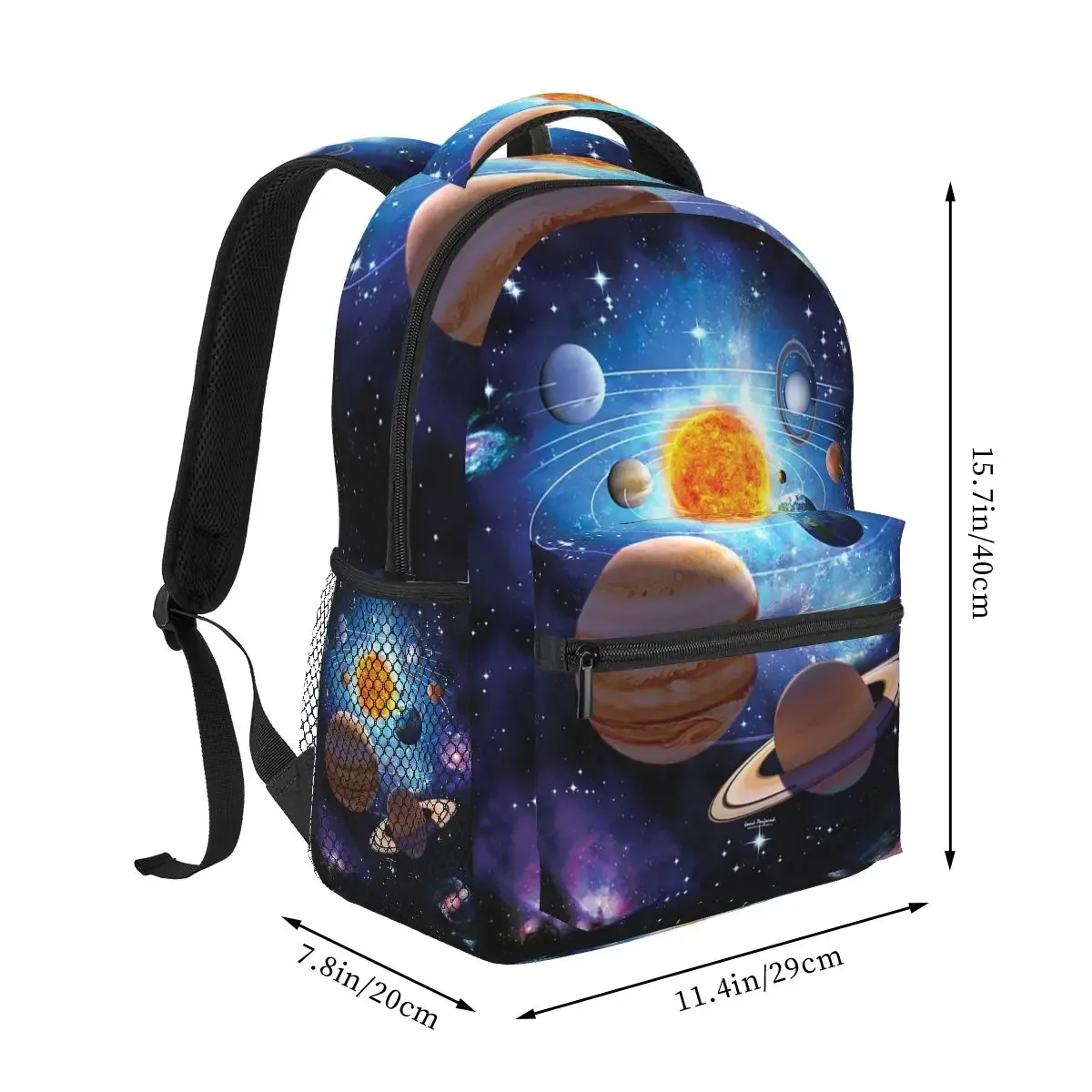 sac à dos pour étudiants, système solaire, planètes, univers, sac d'école, sac à dos de randonnée, sac de voyage pour hommes et femmes, sac à bandoulière