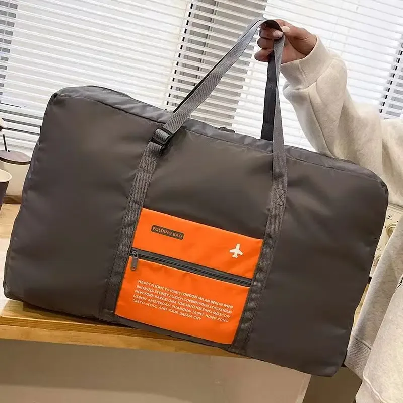 sac de voyage pliable grande capacité pour femme, sac à main, sac de livraison, sac de rangement pour voyage, en tissu oxford, multi-usage
