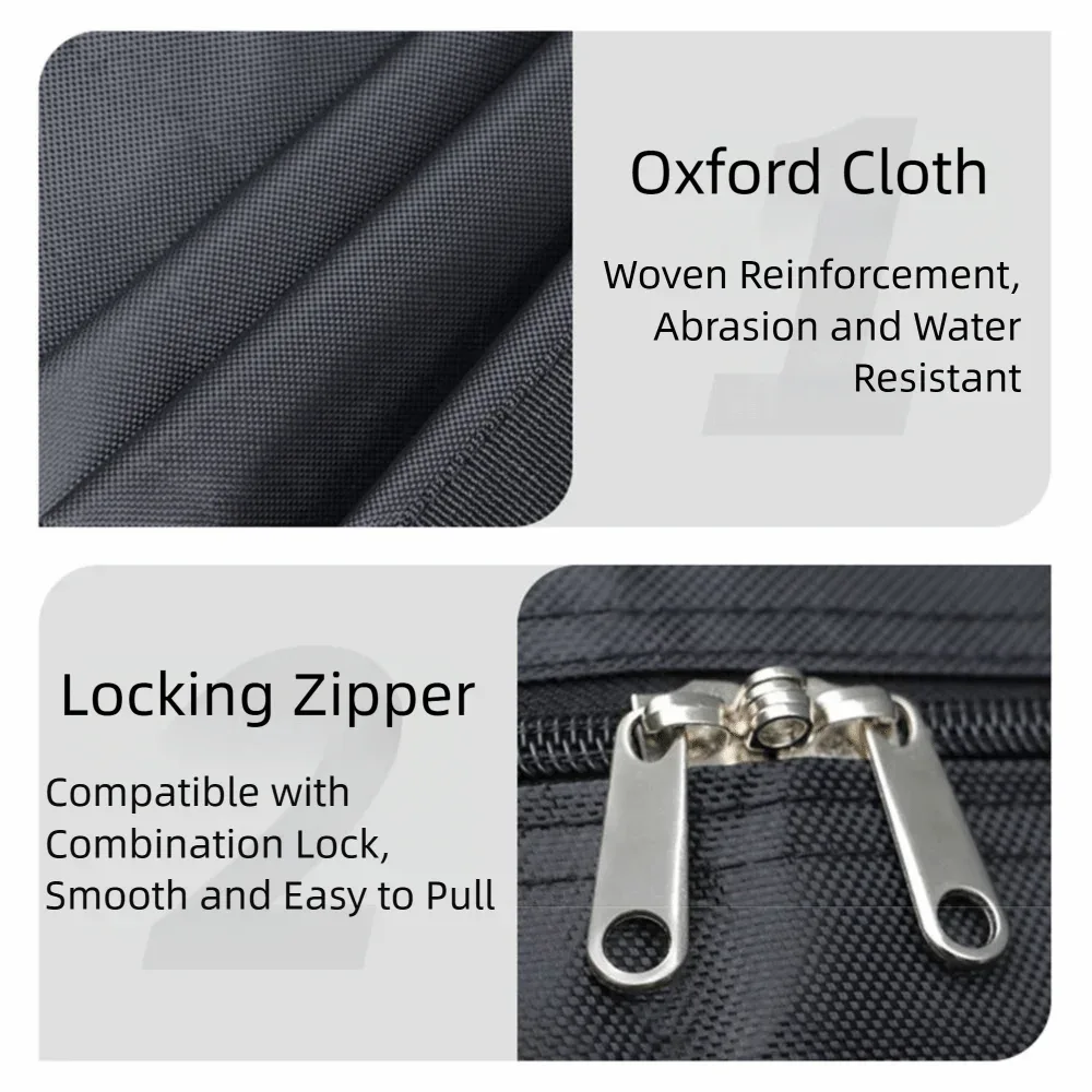 sac de voyage de très grande capacité 55l/100l/150l, poignées renforcées imperméables, sac à main de randonnée en tissu oxford, double fermeture éclair pliable