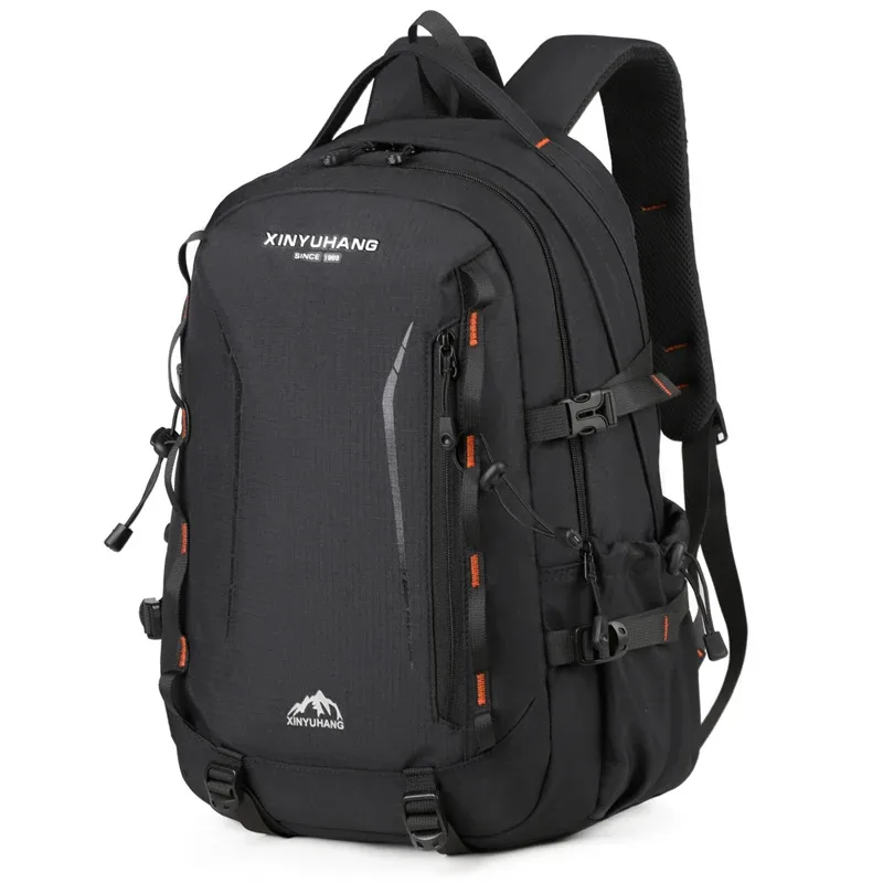 sac à dos unisexe en tissu oxford, hydrofuge, grande capacité, 15 pouces, stockage sur ordinateur, sac à dos de voyage décontracté pour affaires