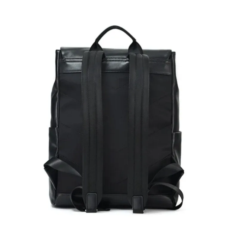 sac à dos en cuir véritable pour hommes, sac de voyage imperméable de grande capacité, pour les déplacements professionnels, le travail quotidien en plein air