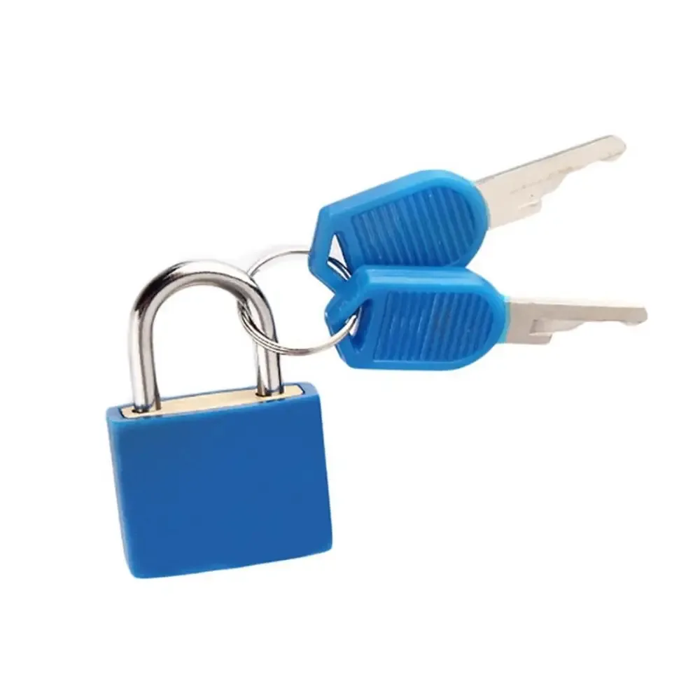 mini cadenas de bain en acier, petit cadenas de sécurité antivol, valise de voyage, serrure de journal intime, bagages, 23mm, 2 prédire