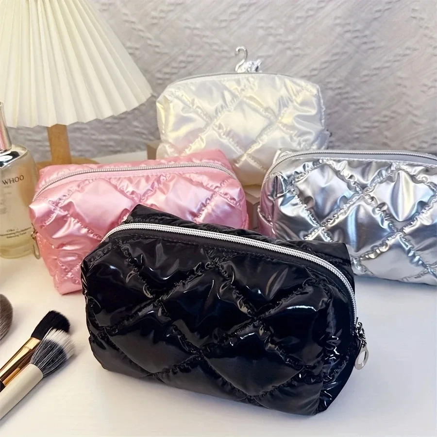 Sac de maquillage de voyage haut de gamme pour femmes, grande capacité, à porter à la main, organiseur de cosmétiques haut de gamme