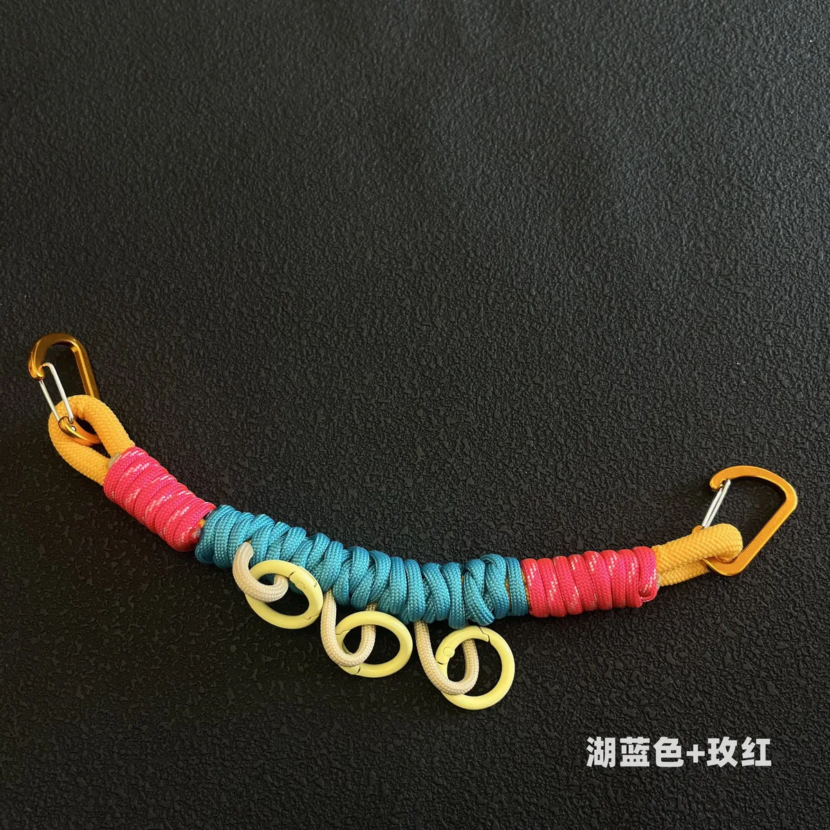accessoires de sangle de sac multifonction en paracorde tressée à la main pour modification tactique extérieure diy, corde de suspension pour sac à dos