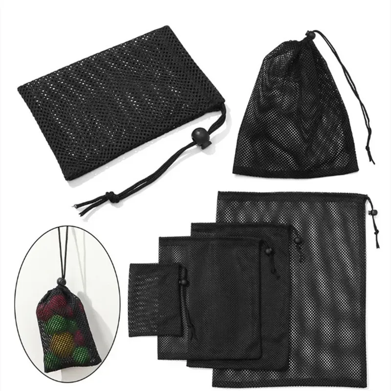 pochette de rangement en nylon à cordon coulissant, 1 pièce, sac de rangement à cordon coulissant, sac de rangement polyvalent pour les voyages à domicile et en plein air, sac à linge