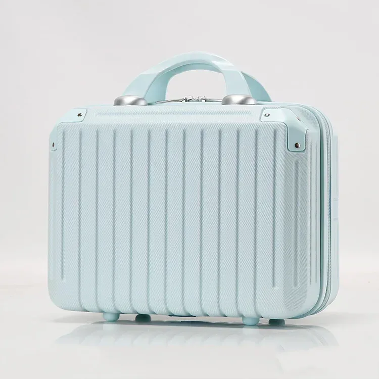 valise légère et portable de grande capacité pour femme, sac de rangement de cosmétiques à fermeture éclair, mini valise d'embarquement, 16 pouces