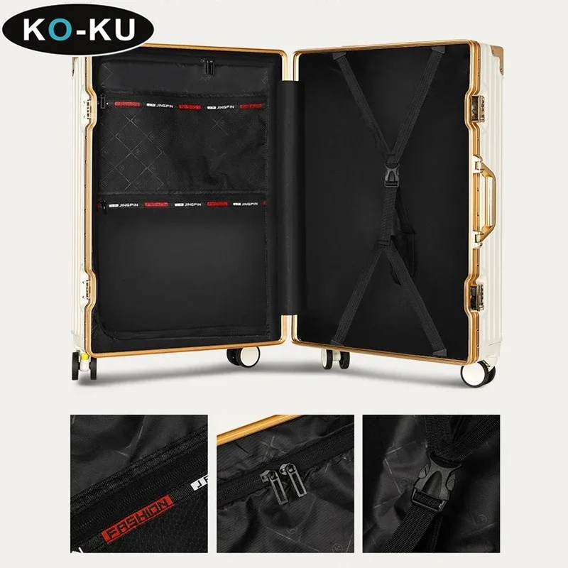 ko-ku infraction cadre bagages 28 en effet valise de grande taille perfecuniversal roue étudiant mobile support de téléphone trolley cas