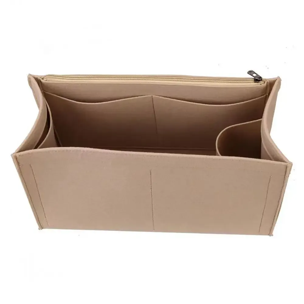 sac à main en feutre durable, sac d'insertion, support de rangement, sac interne, organisateur de sac portable pour lv onthego