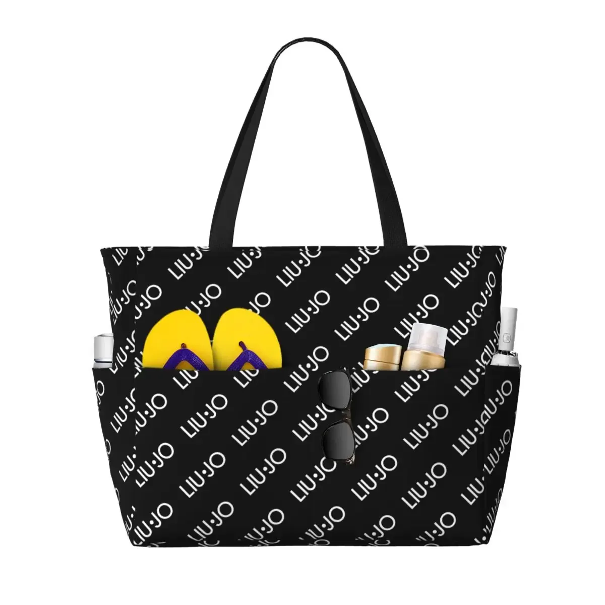 l-liu-jo grand sac de voyage, sac de plage imperméable, sacs de voyage et de shopping de grande capacité