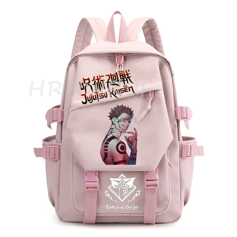 sac à dos anime jujutsu kaisen gojo satoru, grande capacité, pour ordinateur portable, école, voyage, pour femmes et hommes, mochilas décontractées