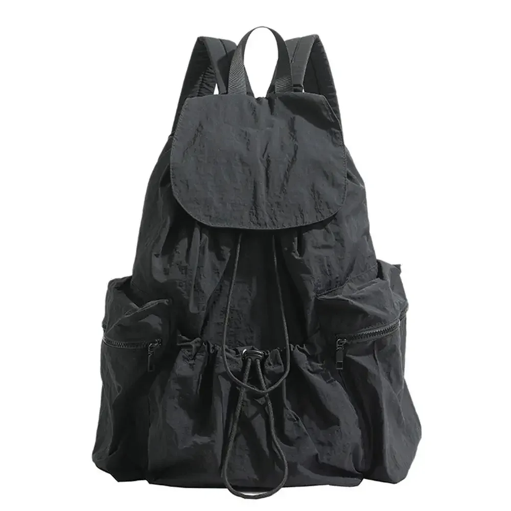 sac à dos wstring de proximité de style coréen, sac en nylon souple léger, sac fourre-tout solide pour documents, sac initié, employé de bureau, possède un design de niche, mignon