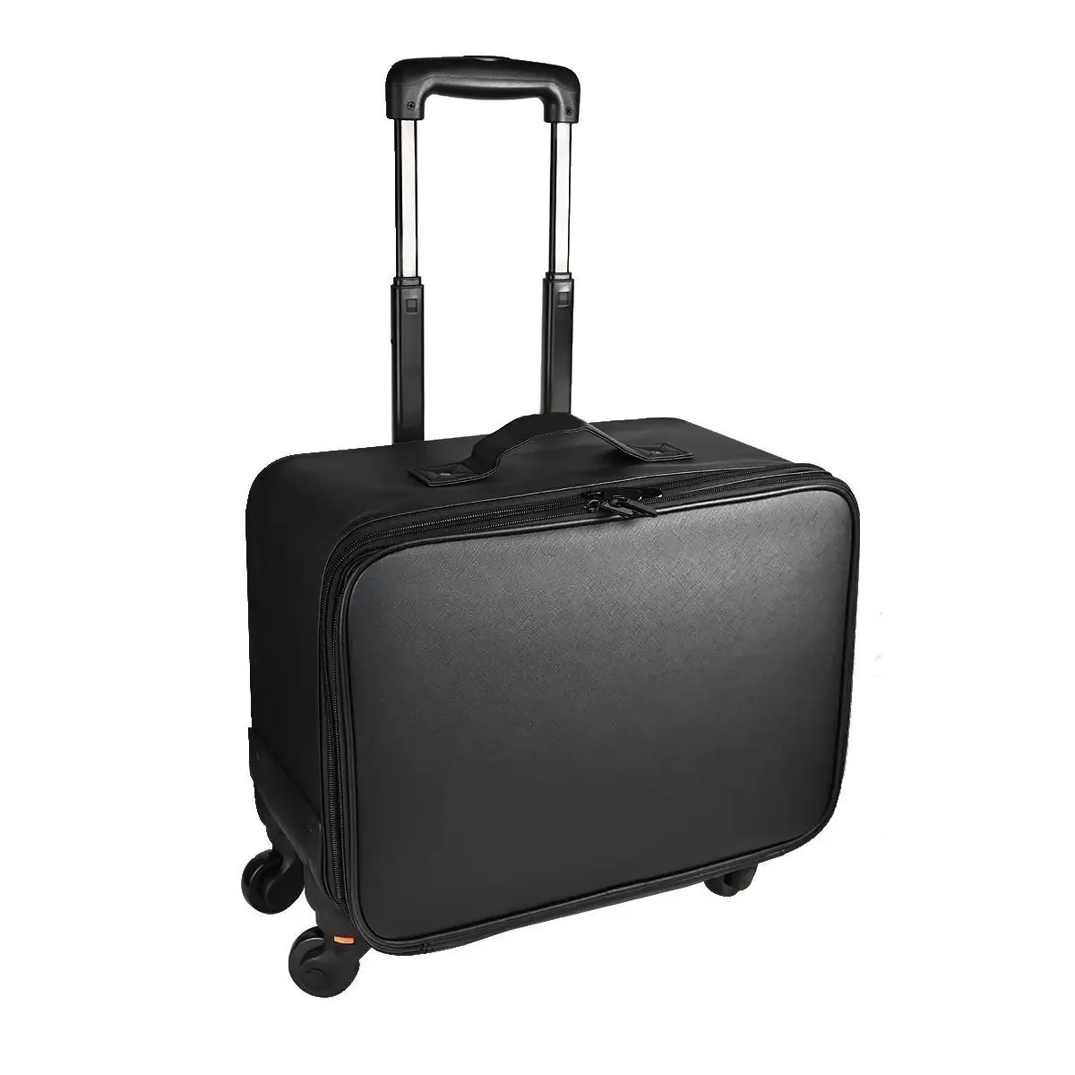 grand étui de maquillage roulant, chariot cosmétique professionnel sur roulettes, organisateur de voyage brodé multicouche pour la beauté