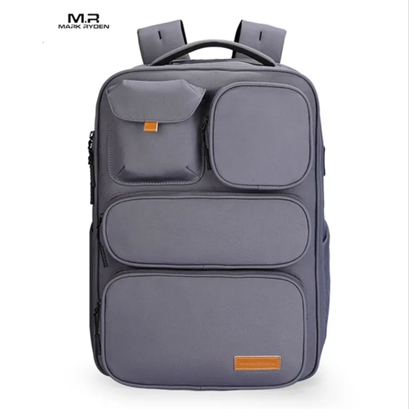 sac à dos de voyage mark ryden pour l'extérieur, 18 pouces, grande capacité, multifonctionnel, imperméable, pour ordinateur portable, extensible